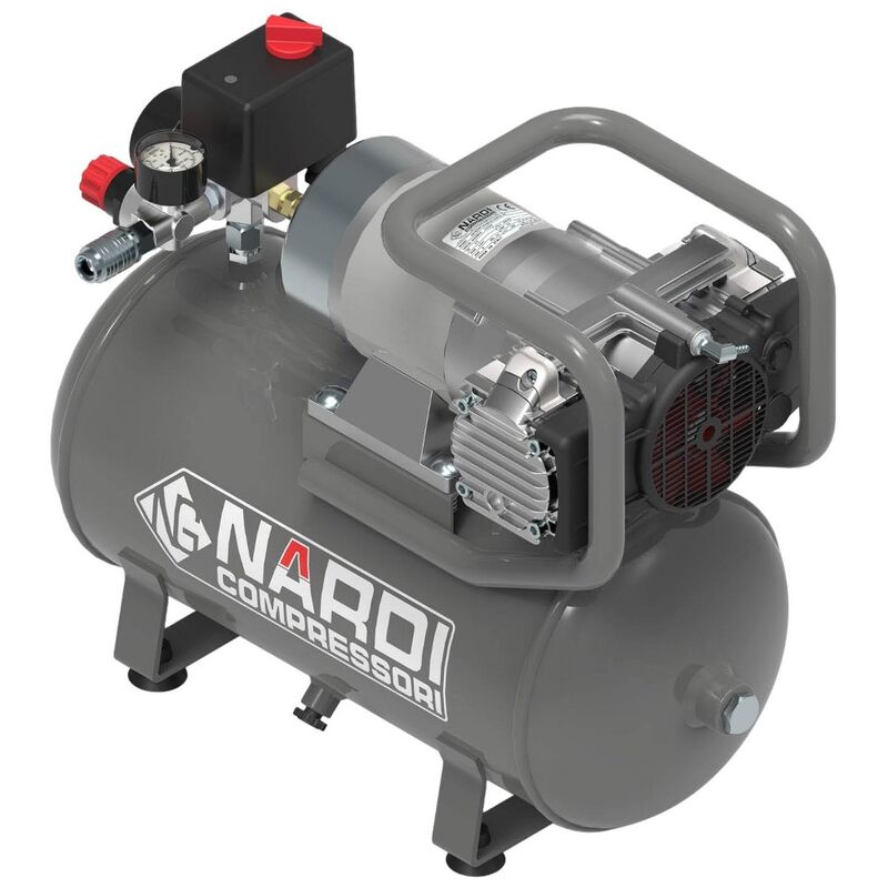 Nardi Oilless Compressor Esprit 12v 225 lpm 15 Litre Tank