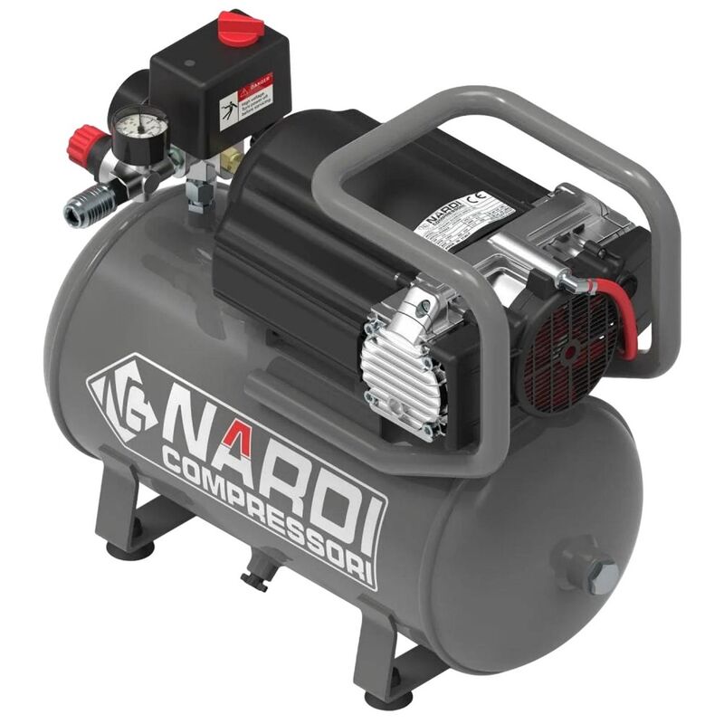 Nardi Oilless Compressor Esprit 240v 210lpm 15 Litre Tank