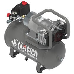 Nardi Oilless Compressor Esprit 12v 225 lpm 15 Litre Tank